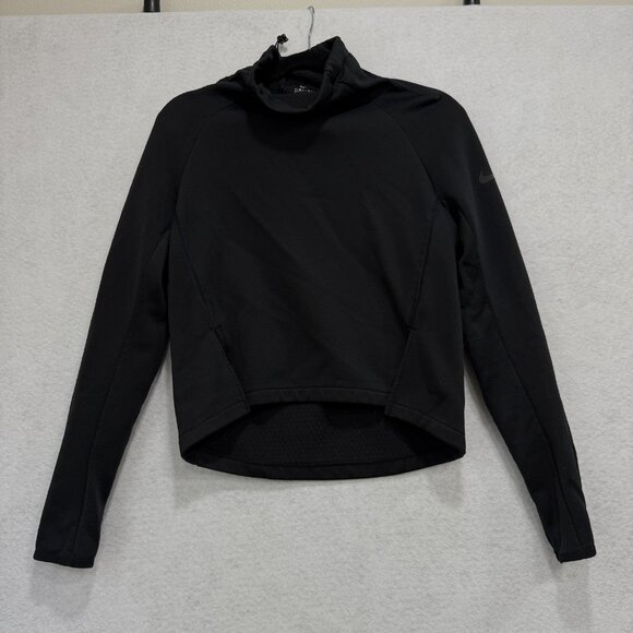 Nike Dri-FIT Pullover Womens Small Funnel Neck Long Sleeve Running Athletic Top - Picture 1 of 12